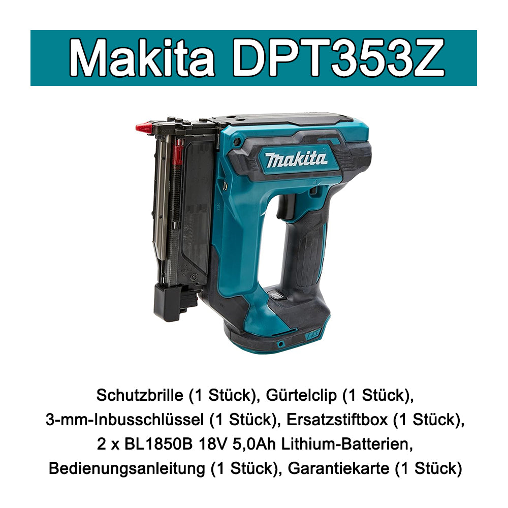 Die Makita XTP02Z ist eine bürstenlose 18V LXT AA-Akkupistole.
